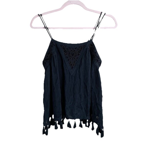 Ecoté Siberian Flowy Embroidered Bead Embellished Tassel Strappy Size Small - Picture 3 of 10